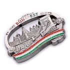 metal custom hungary 3d souvenir fridge magnet