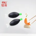 Graphic Customization Soy Sauce 8ml Fish Plastic Bottle Packing Less Sodium Sushi Soy Sauce with BRC Certificate