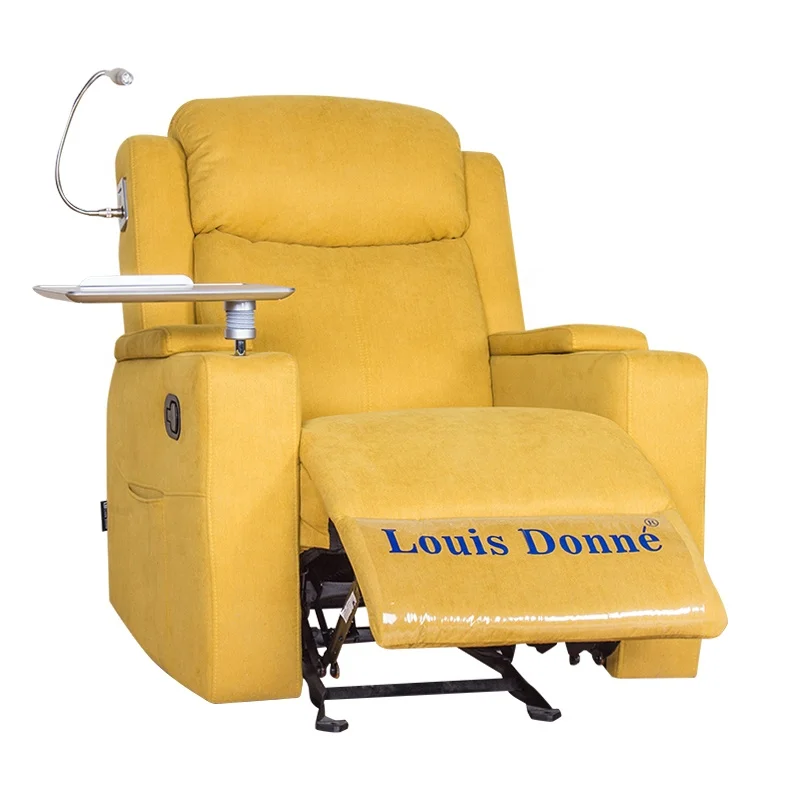 Best Cheap Fabric Swivel Modern Yellow Single Recliner Chairs For