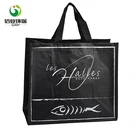 黒ソフトショッピングキャリーバッグエコ bolsas パラ supermercado reutilizables
