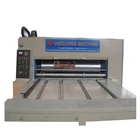 carton packing machinery semi auto flexo ink printing slotting die cutting machine