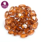 China style decorative glass beads fire glass rocks lucky beans for fire pit table