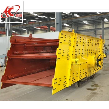high efficient vibrating screen with rubber spring