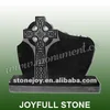 Shanxi Black Headstone with cross design
