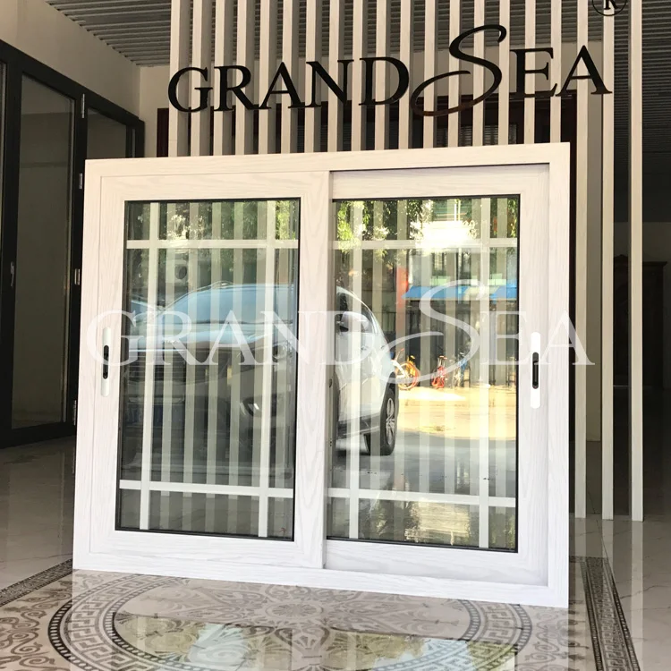 Manufacturer supply simple design aluminum sliding gatehouse window with frame cost