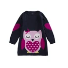 2018 kids girls Knitted Clothes knitting patterns children cartoon sweater