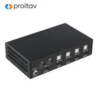 4 Port HDMI USB KVM Switch HDMI 2.0 4K 60 444 HDR HDCP Simple Plug and Play Free Technical Support Service