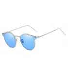 Summer Retro Round Sunglasses Brand Designer Men Women 2019 Vintage Circle black red pink Lens Sun Glasses Shades