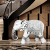 Hot sale home decoration indian antique resin large elephant statues