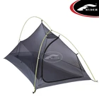 Custom 1 Person Outdoor Aluminum Waterproof 3 season Silicone Coating Ultralight Small Camping Backpacking Tent