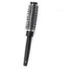 Hot Selling Unique Aluminum Barrel Vent Ceramic Round Hair Brush With Nylon Pins