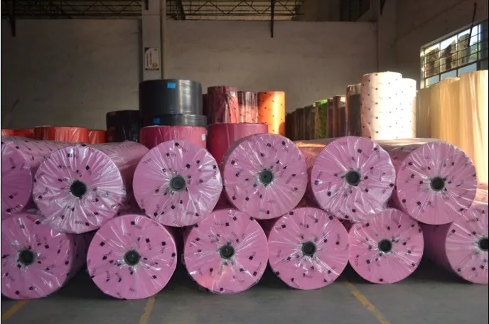 Cross lapping 80% polyester 20% viscose nonwoven fabric