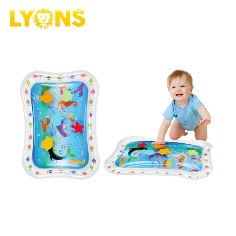 Wholesale Sea Fish Inflatable Baby Water Mat Cute Air Children