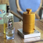 Anodized aluminum ice ball press barware maker mold,bar tool set for whiskey wine