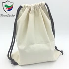 Top Quality Custom Plain White Cotton Canvas Backpack Drawstring Cornhole Canvas Tote Bag