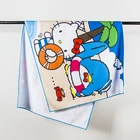 Terry Towel Discount Beach Towels Wholesale China Sublimation Printing Terry Microfiber Beach Towel
