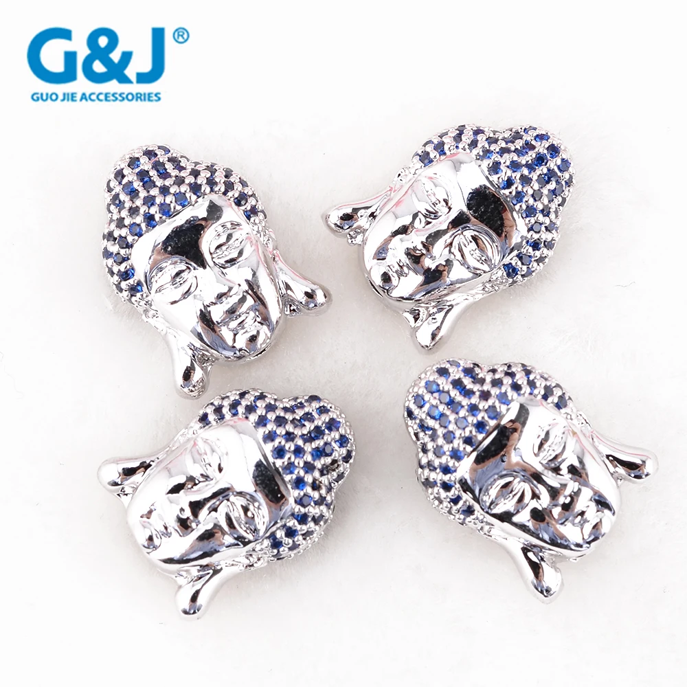 Guojie brand factory micro pave cubic zircon custom acrylic bracelet charm pendant