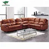 Top Grain Real Leather Recliner Sofa Leisure Sofa, Italian Philippines Sofa Set 7 Seater Leather Recliner