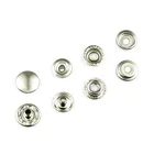 Bag Metal Accessories Manufacturer 15Mm Iron Metal Button, Making Standard Custom Snap Buttons For Garment