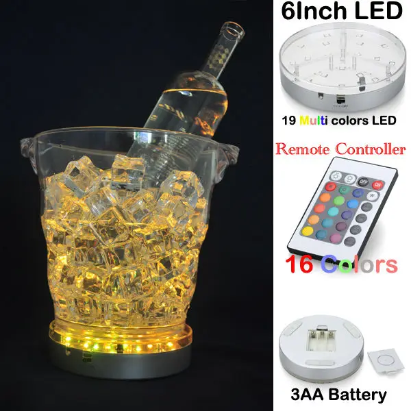 Ice Bucket led light base Amber Color