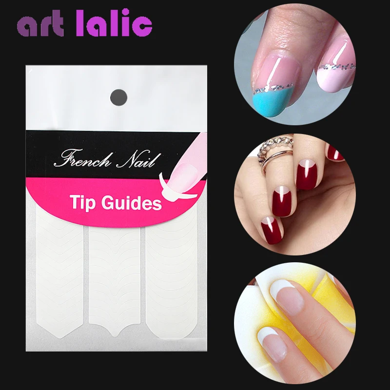 french manicure decals