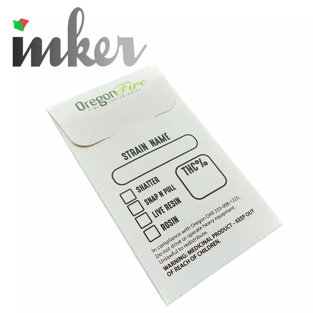 custom made envelopes printing matte lamination shatter labels