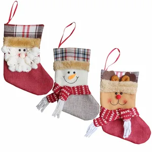 gift bags decorations santa claus pendant christmas socks