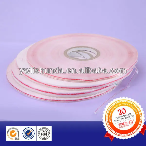 Double Side Machine Use Resealable Silicon Bag Sealing Tape Pe Opp Bag