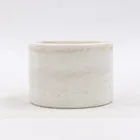 Candle Storage Stone Candle Jars Stone Candle Jar / Natural Marble Storage Tank And Candlestick Stand