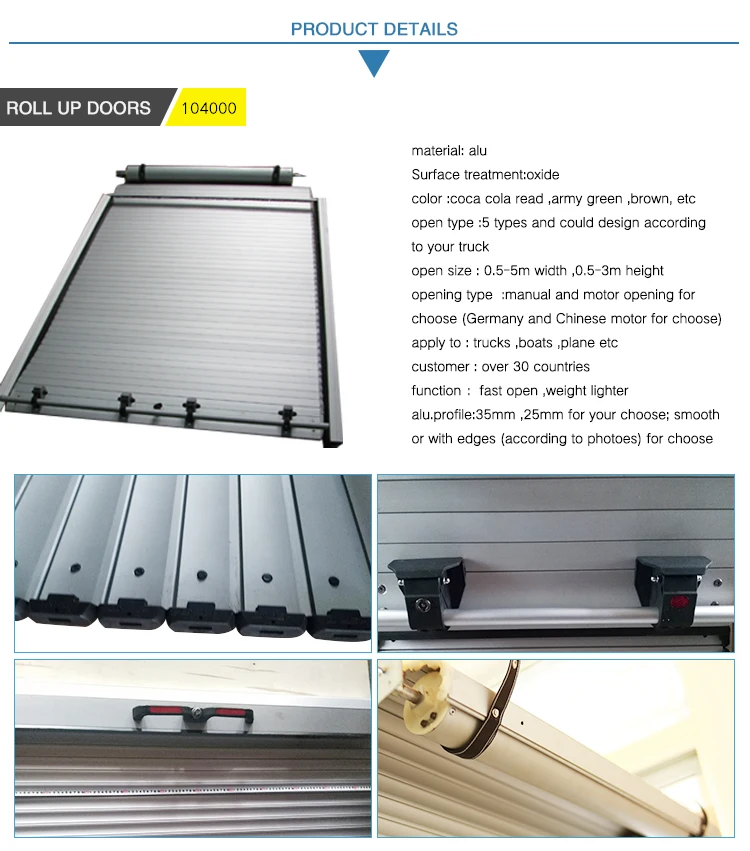TBF latest modern roller shutters spare parts company for Tarpaulin-4