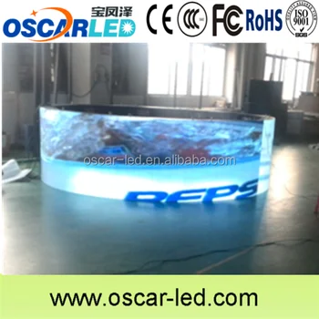 Factory supply OSCARLED high quality p6 indoor curved advertising led display
