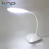 Modern USB Rechargeable Battery Book Reading Touch Switch Light 15 smd led kid study eye shield protection abs table desk lamp
