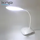 現代のusb充電式バッテリーブック読書タッチスイッチ光15 smd ledキッド研究アイシールド保護absテーブルデスクランプ
