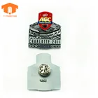 Custom metal enamel pin badge wholesale pin badge maker online with butterfly clasp