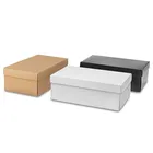 Custom made eco-friendly flat pack fancy paper children shoe gift box kids shoe boxes design for baby shoes packaging