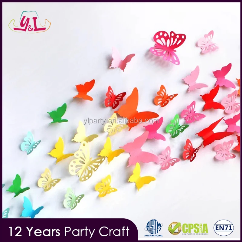 Wall Decoration Hanging Paper Crafts Paper Butterfly Buy Wall