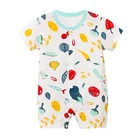 Wholesale Baby clothes Short Sleeve Rompers Newborn Summer