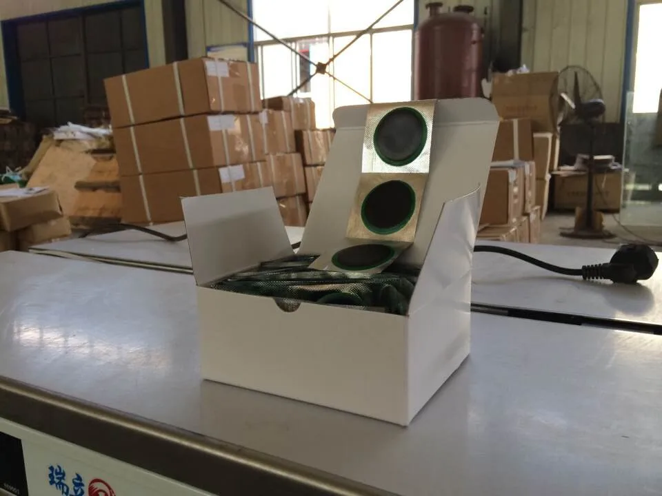 Tubeless cold vulcanization radial tire repair patch