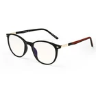 FONHCOO Wholesale Fashion Customized Black Round Frame Tr90 Anti Blue Light Computer Glasses