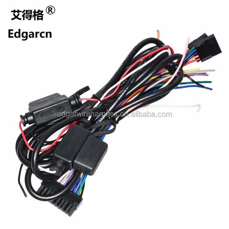 5C908 Fuse Holder Automotive Wire Harness with PVC Wire 105℃ 300V and UL1007-22AWG Wire for Truck GPS