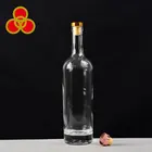 Wholesale whisky glass jars bottles with custom logo