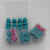Custom Colors Deepsleeps Ear Plugs for Sleeping Soft Silicone Putty Moulded Earplug in Plastic Case