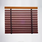 50mm Motorized Wooden Venetian Window Blinds