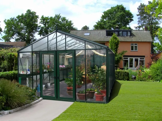 intelligent hot-dip galvanized garden greenhouse