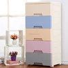 Candy color 4layer plastic baby clothing cupboard for factory price