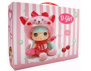 dolls paper box gift box packaging box with lid