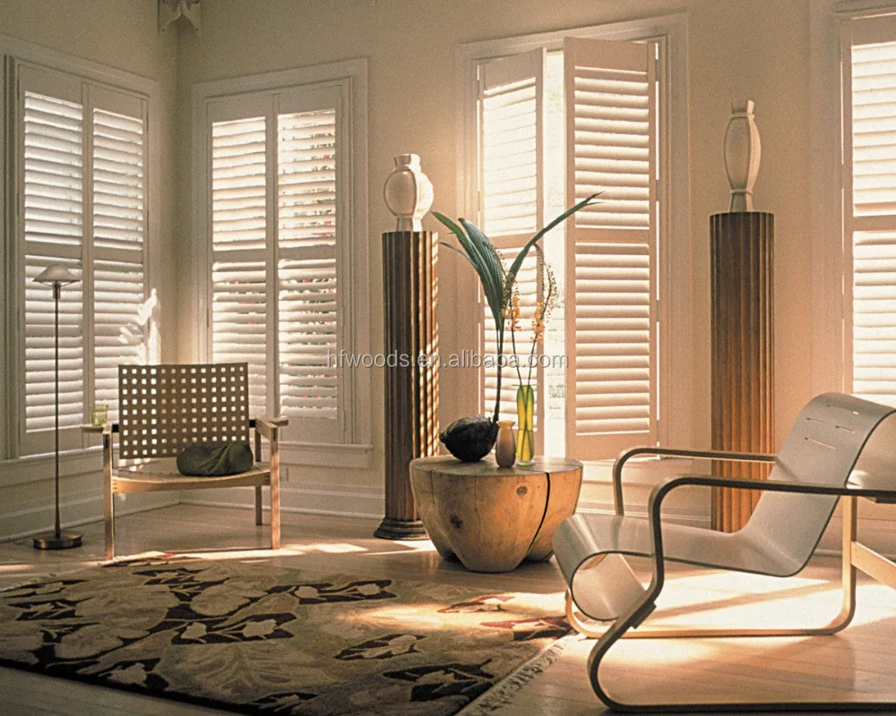 living room furniture louver with solid wood for window decoration living room furniture louver with solid wood for window decoration