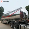 50000 liters 3 axles 22MT aluminum fuel tank semi oil tanker trailer