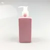 250ml rectangle shower gel bottle with pump hair shampoo bottle