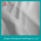 High elastic circular knitted fusible interlining for men's suit and jacket